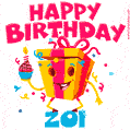 Funny Happy Birthday Zoi GIF
