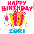 Funny Happy Birthday Zori GIF