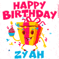 Funny Happy Birthday Zyah GIF