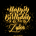 Happy Birthday Card for Zylen - Download GIF and Send for Free