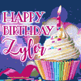 Happy Birthday Zyler - Lovely Animated GIF