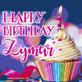 Happy Birthday Zymeir - Lovely Animated GIF