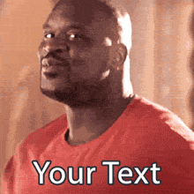 Oh yeah, it's time! Create a hilarious reaction meme with this editable GIF of Shaquille O'Neal doing his famous shoulder shimmy. Add your custom text instantly.