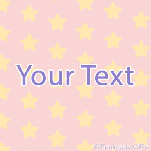 A repeating pattern of yellow stars glowing softly on a blush pink animated backdrop, perfect as a customizable background for text or celebratory messages.